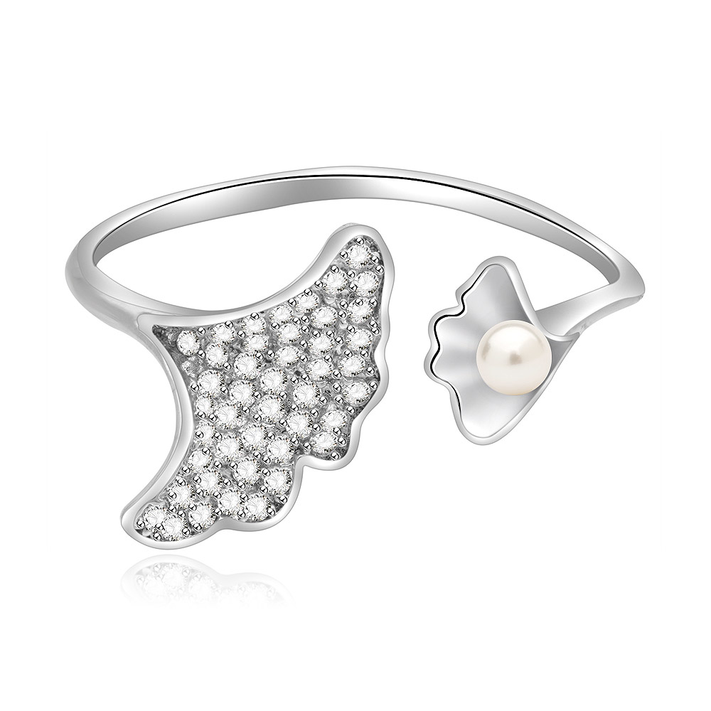 Maidenhair Tree Ginkgo Tulip Flower Ring